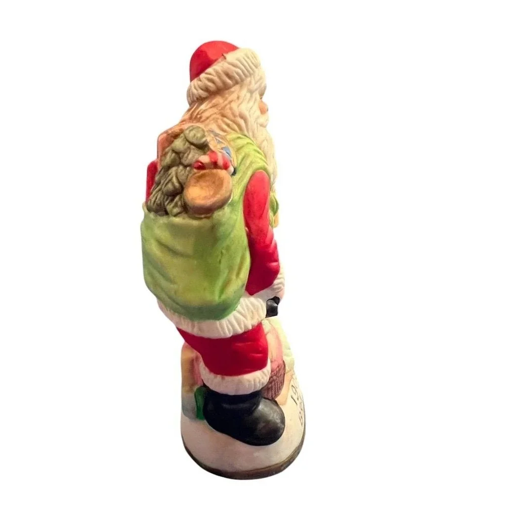 Vintage Old World Christmas Santa Claus Ceramic Figurine 7